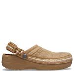 UNISEX CRAFTED EMBROIDERED CLOG - BROWN