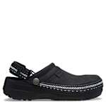 UNISEX CRAFTED EMBROIDERED CLOG - BLACK