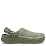 UNISEX CRAFTED EMBROIDERED CLOG - OLIVE
