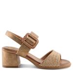 WOMENS MAMBU DRESS SANDAL - BRONZE