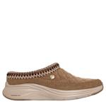 WOMENS CONTOUR FOAM SLIP ON SNEAKER - CHESTNUT