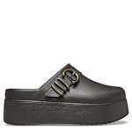 WOMENS DYLAN PLATFORM BOHO BUCKLE CLOG - ESPRESSO