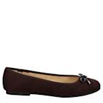 WOMENS CAILIN FLAT - CHOCOLATE