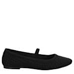 WOMENS CORINNE FLAT - BLACK