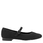 WOMENS ESTELLA FLAT - BLACK