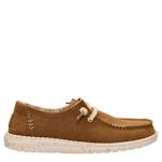 WOMENS WENDY TEXTILE SLIP ON SNEAKER - TAN