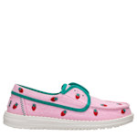 WOMENS WENDY CRU EMBROIDERED SLIP ON SNEAKER - PINK