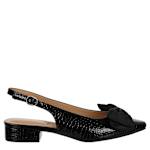 WOMENS PUPPY FLAT - BLACK