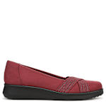 WOMENS FAIRLEIGH FLAT - DARK RED