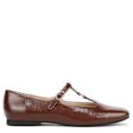 WOMENS BENNETT FLAT - COGNAC