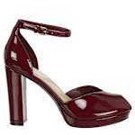 WOMENS EARNA3 PLATFORM SANDAL - BURGUNDY