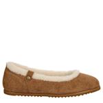 WOMENS DELPHI FLAT SLIPPER - DARK TAN