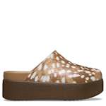 WOMENS DYLAN PLATFORM CLOG - BROWN