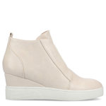 WOMENS CLARA WEDGE SNEAKER - BEIGE