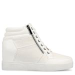 WOMENS CLARITY WEDGE SNEAKER - WHITE