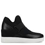 WOMENS DAMARI WEDGE SNEAKER - BLACK