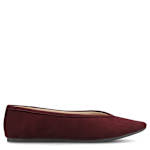 WOMENS FORTUNE FLAT - BURGUNDY