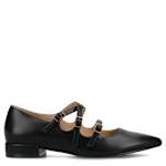 WOMENS GRETAL FLAT - BLACK