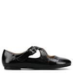 WOMENS IVANNA FLAT - BLACK