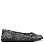 WOMENS PARTISAN FLAT - DARK GREY