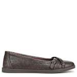 WOMENS PARTISAN FLAT - BROWN
