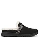 WOMENS SOPHIE FAUX FUR CLOG - BLACK