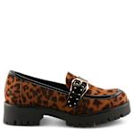 WOMENS PACHA LOAFER - LEOPARD