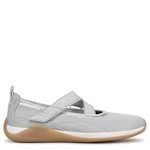 WOMENS ERA MARY JANE LUXE SLIP ON SNEAKER - SILVER