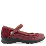 WOMENS TERRALILLY MARY JANE FLAT - WINE