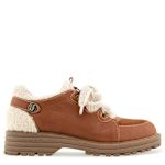 WOMENS IVORY SLIP ON CLOG - COGNAC