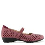 WOMENS NANCY MARY JANE FLAT - WINE