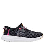 WOMENS SIROCCO W STRETCH SOX SLIP ON SNEAKER - BLACK