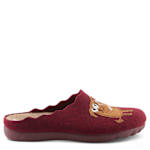 WOMENS PETLOVE CLOG - BURGUNDY