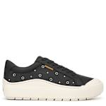 WOMENS TIME OFF STUD SNEAKER - BLACK