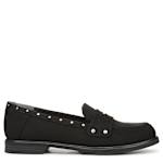 WOMENS HELLO STUD LOAFER - BLACK