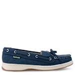 WOMENS SUNSET BOAT SHOE - NAVY