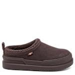 WOMENS RELAX SLIPPER - DARK BROWN