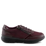 WOMENS LACONA SNEAKER - BURGUNDY