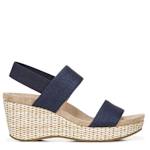 WOMENS DELTA WEDGE SANDAL - NAVY