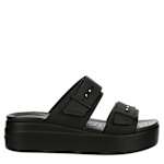 WOMENS BROOKLYN BUCKLE LOW WEDGE SANDAL
