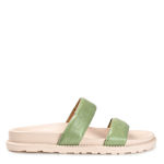 WOMENS STELLINA FOOTBED SLIDE - OLIVE