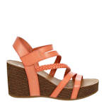 WOMENS MAGGY WEDGE SANDAL - CORAL