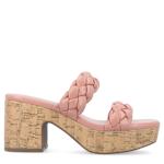 WOMENS DYAA WEDGE SANDAL - PINK