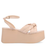 WOMENS LAILEE PLATFORM SANDAL - NUDE