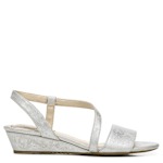 WOMENS YASMINE WEDGE SANDAL - SILVER
