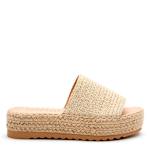 WOMENS DEL MAR PLATFORM SANDAL - NATURAL