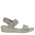 WOMENS ARYA SCALLOPED KNIT SLING SANDAL
