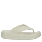CROCS WOMENS GETAWAY PLATFORM FLIP FLOP SANDAL - OFF WHITE