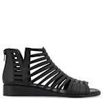 WOMENS DELILAH WIDE SANDAL - BLACK
