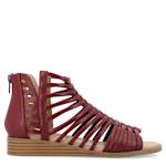 WOMENS DELILAH WIDE SANDAL - WINE